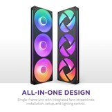 360mm Behuizingsventilator Unit met 3x RGB Fans - 29% Korting