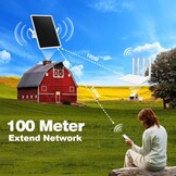 WiFi Versterker Buiten - Zonne-energie & 26000 mAh Accu - 29% Korting