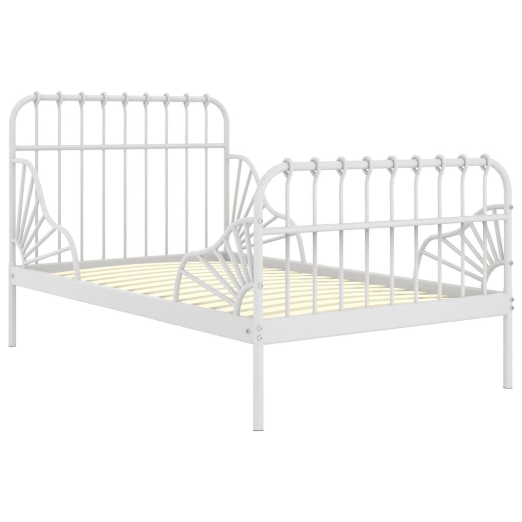 Verlengbaar Metalen Bedframe Wit - 35% Korting