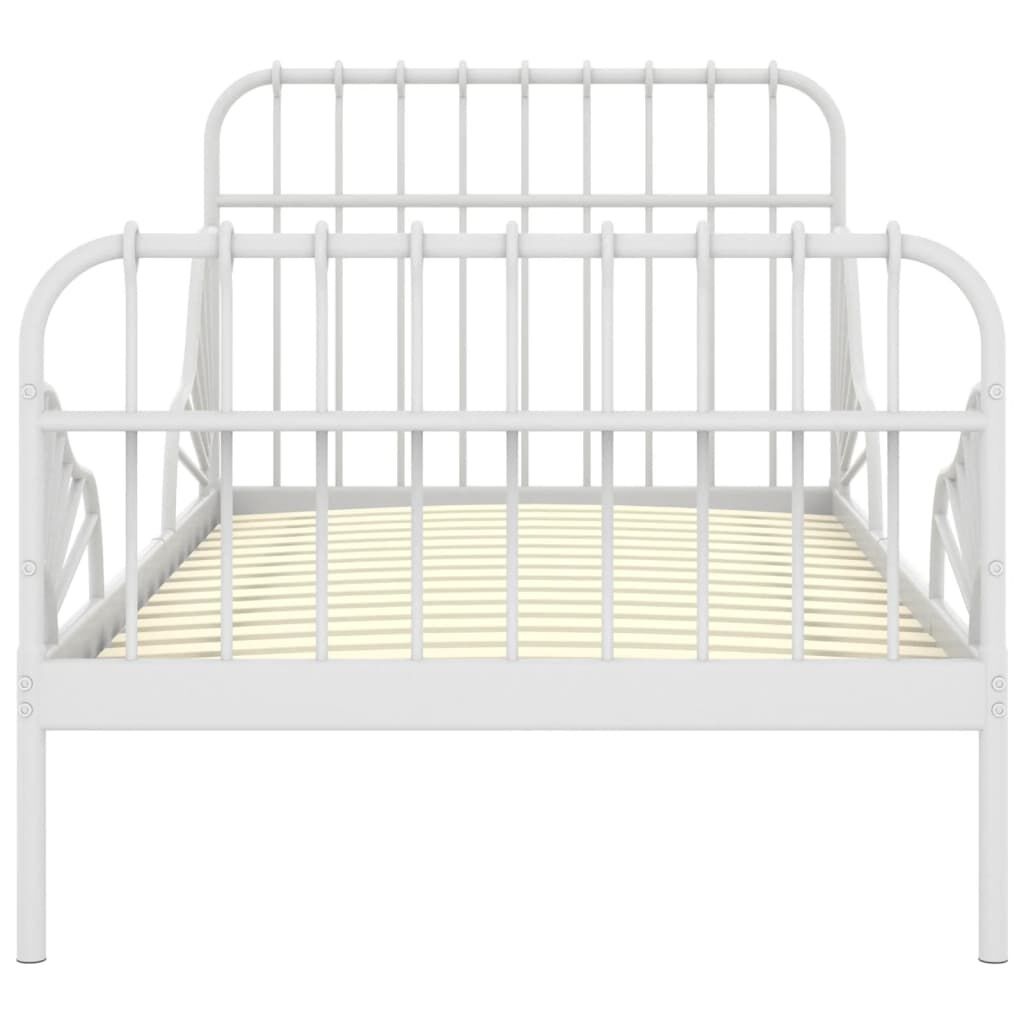 Verlengbaar Metalen Bedframe Wit - 35% Korting