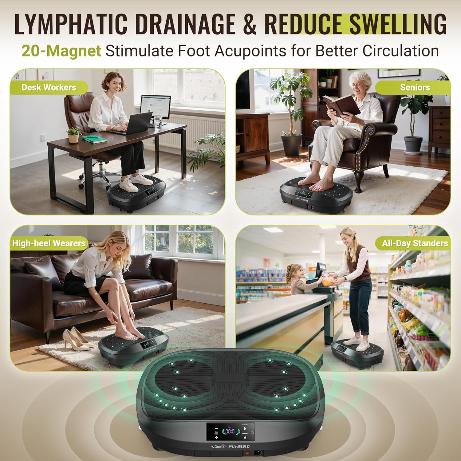 Vibratieplaat - 120 Snelheden - Full-body Workout met Korting