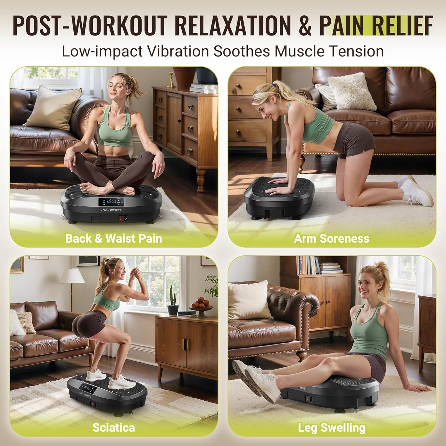 Vibratieplaat - 120 Snelheden - Full-body Workout met Korting