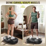 Vibratieplaat - 120 Snelheden - Full-body Workout met Korting