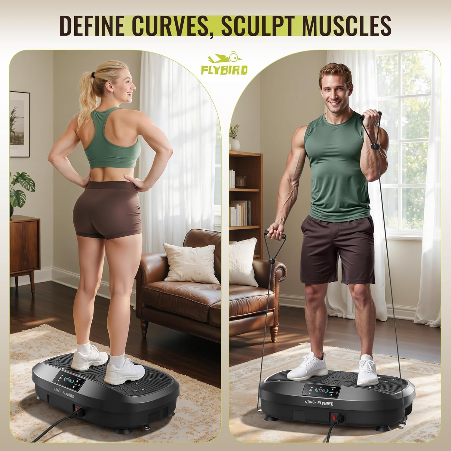 Vibratieplaat - 120 Snelheden - Full-body Workout met Korting