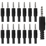 3.5mm TRRS Pluggen (15 stuks) - Reparatie Audiokabels & Koptelefoons