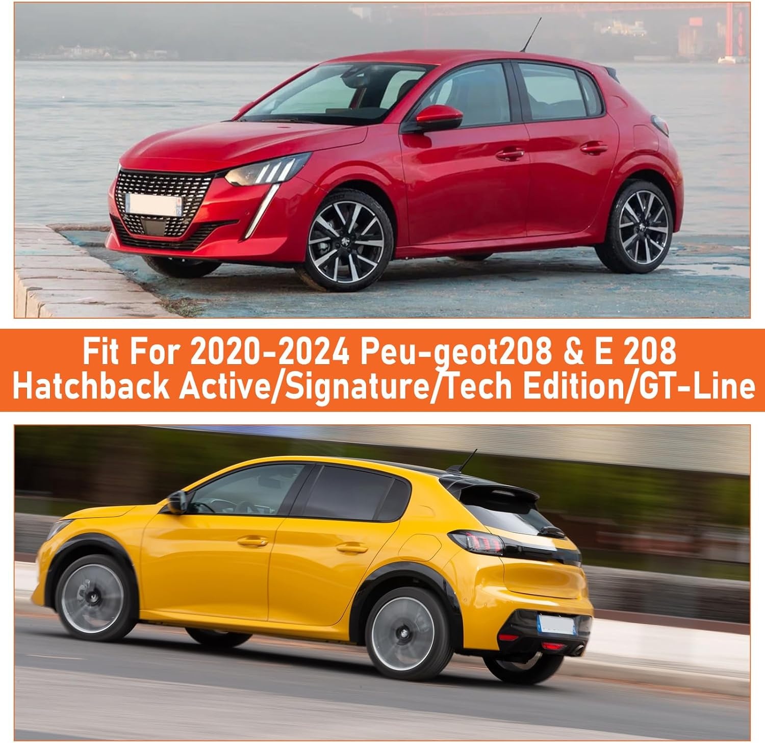 Autohoes Peugeot 208 (2020-2024) - 6 Lagen Waterdicht & Ademend - 34% Korting