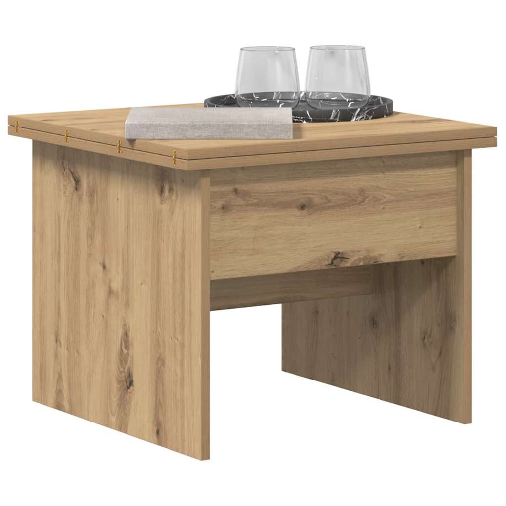 vidaXL Salontafel Artisan Eiken 55x55x45cm - 35% Korting