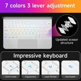 Hoes met Toetsenbord voor iPad Air 5/4 & Pro 11" - 7 Kleuren Backlight - 29% Korting