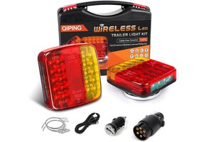 Draadloze LED Aanhanger Verlichting 12V, Magnetisch, E11 Goedgekeurd, 34% Korting