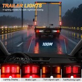 Draadloze LED Aanhanger Verlichting 12V, Magnetisch, E11 Goedgekeurd, 34% Korting