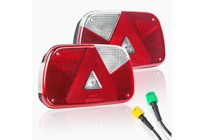 Achterlichten Aanhanger Set Universeel | Halogeen 12V Waterdicht | 33% Korting