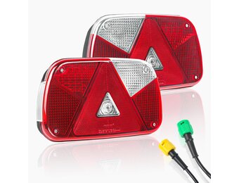 Achterlichten Aanhanger Set Universeel | Halogeen 12V Waterdicht | 33% Korting
