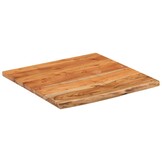 VidaXL Wandschap Vierkant Acaciahout met Natuurlijke Rand - 40x40 cm - 33% Korting