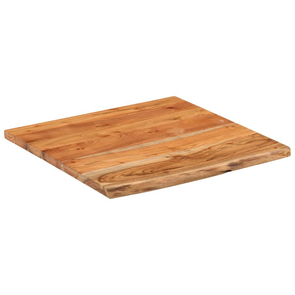 VidaXL Wandschap Vierkant Acaciahout met Natuurlijke Rand - 40x40 cm - 33% Korting