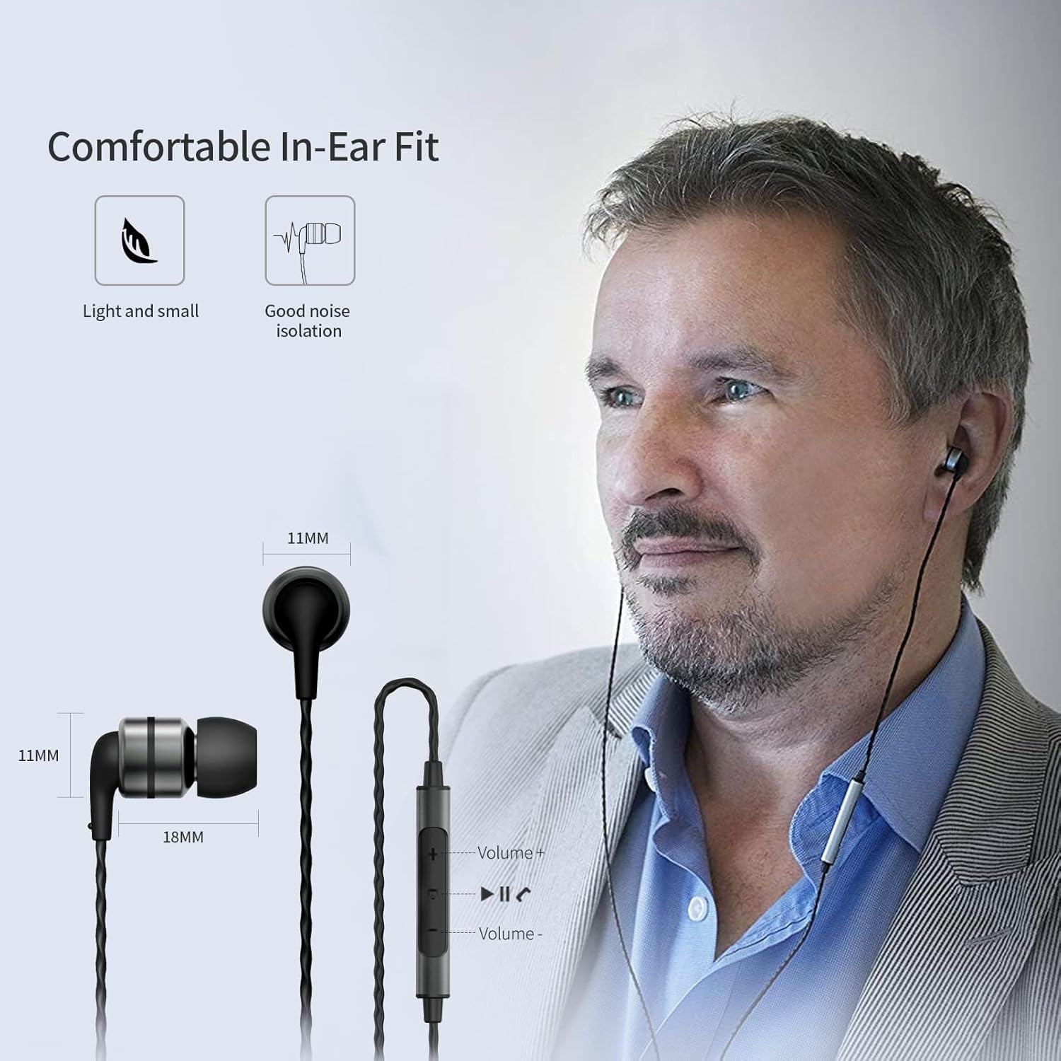 SoundMAGIC Oordopjes - Gunmetal - 28% Korting