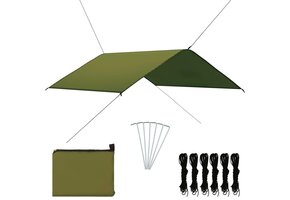 vidaXL Afdekzeil Groen 4x4m - 34% Korting