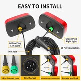 Aanhangerlampen Kit 13-polig 12V met Kabel - 34% Korting!