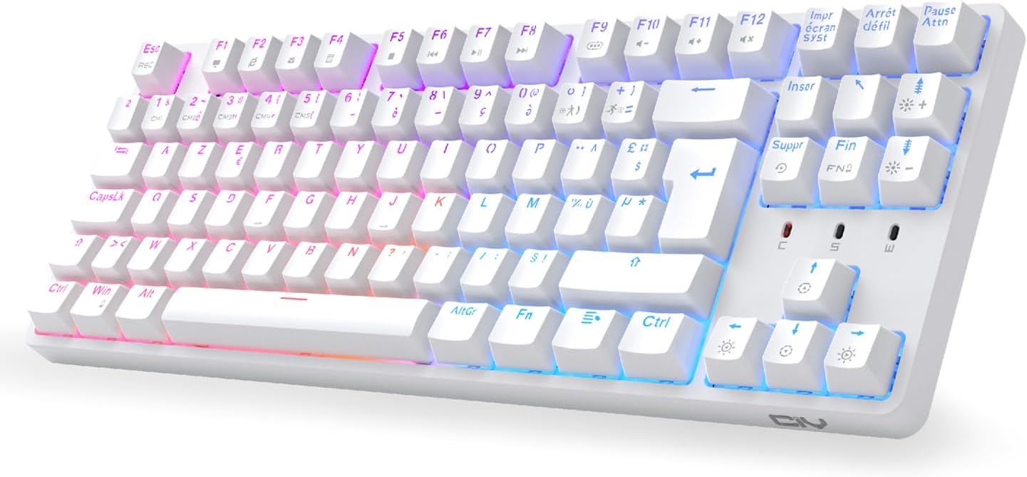 Mechanisch Gaming Toetsenbord - AZERTY Frans - RGB - 29% Korting