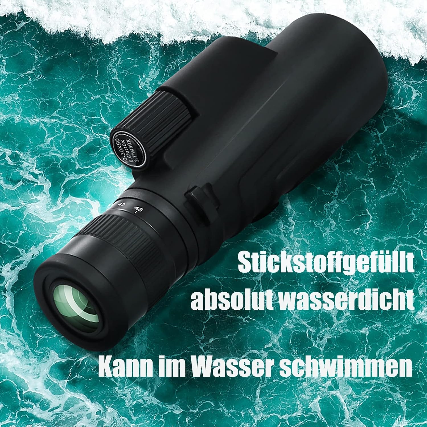 Monoculair met 30% korting: 10-30x50 zoom, waterdicht & statief