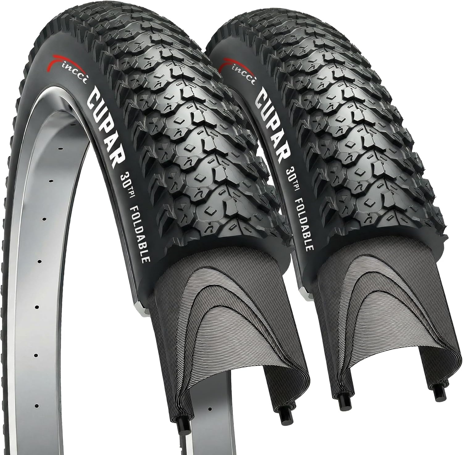 Fincci 26 inch Vouwband voor MTB, Racefiets - 34% Korting