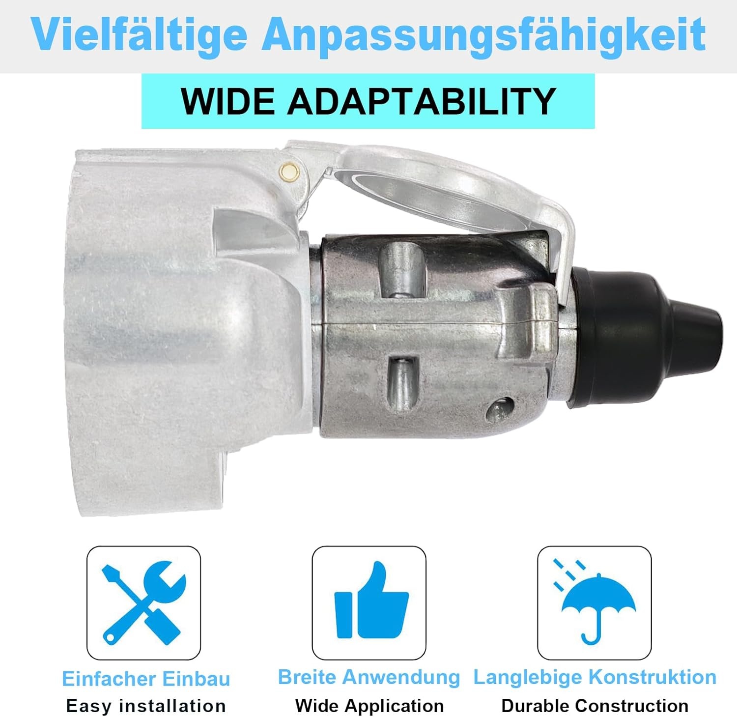 7-polige Aanhangerstekker Set - 12V Waterdicht (28% Korting)