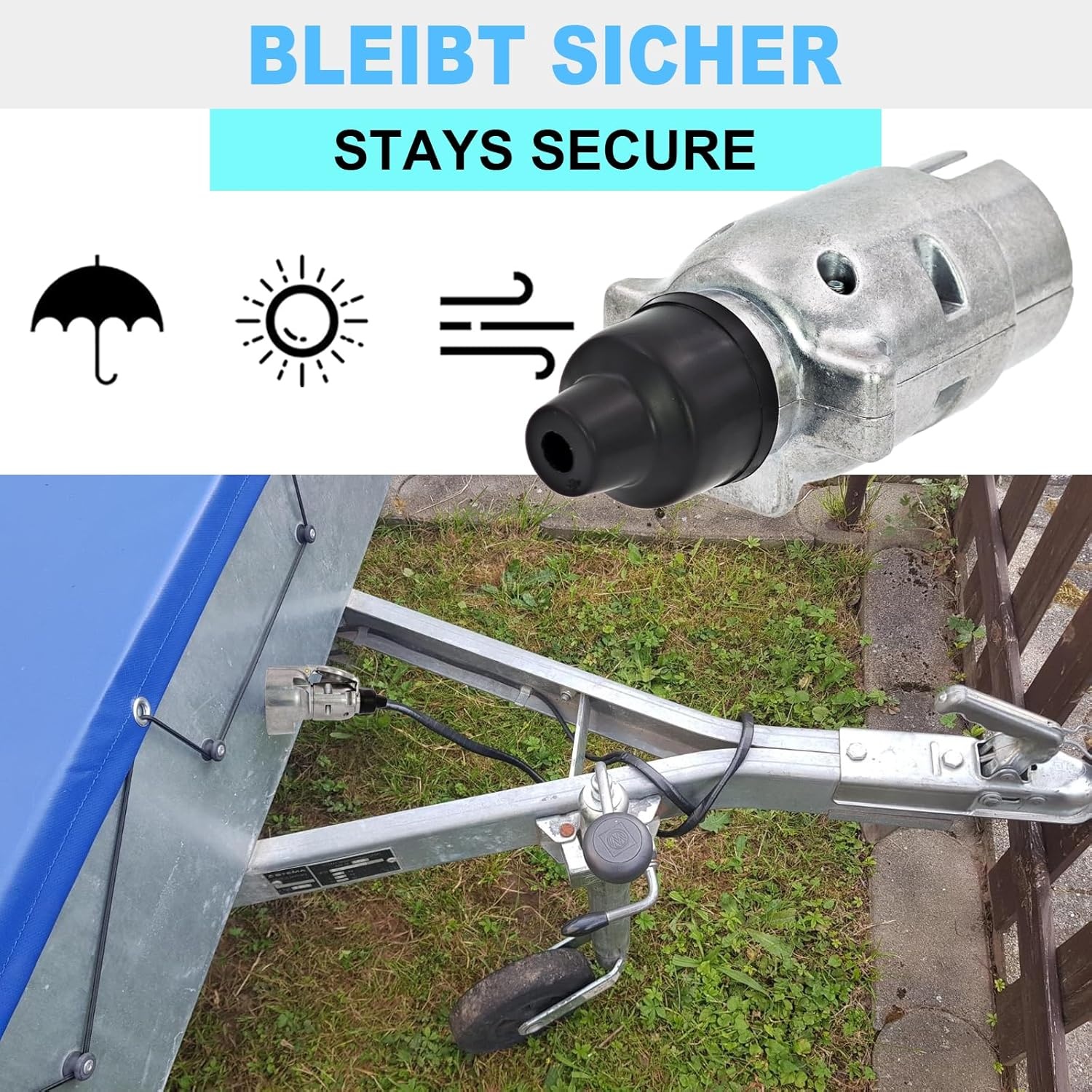7-polige Aanhangerstekker Set - 12V Waterdicht (28% Korting)