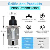7-polige Aanhangerstekker Set - 12V Waterdicht (28% Korting)