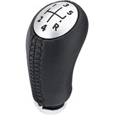 Schakelpookknop PU Leer Zwart/Chroom Renault Clio/Megane/Scenic 73% Korting