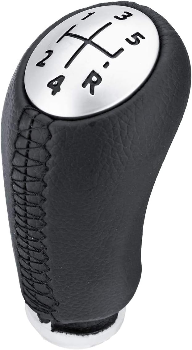 Schakelpookknop PU Leer Zwart/Chroom Renault Clio/Megane/Scenic 73% Korting