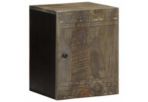 VidaXL Wandkast Badkamer Massief Mangohout 38x33x48 cm - 53% Korting