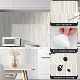 Tegelstickers Beige Grijs 30x30cm (10 stuks) - 33% Korting