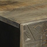 VidaXL Badkamerwandkast 38x33x48 cm Massief Mangohout - 58% Korting!