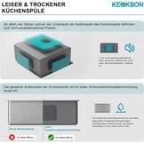 RVS Keukenspoelbak 40x40cm Rechthoekig - 34% Korting