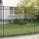 Spike Hek Zwart Staal 200x200cm | 34% Korting
