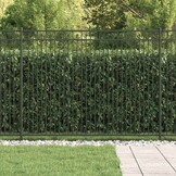 Spike Hek Zwart Staal 200x200cm | 34% Korting