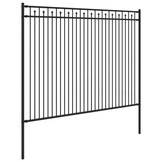 Spike Hek Zwart Staal 200x200cm | 34% Korting