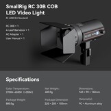 Videolamp COB RC 30B: Ideaal voor Livestreaming met 35% Korting