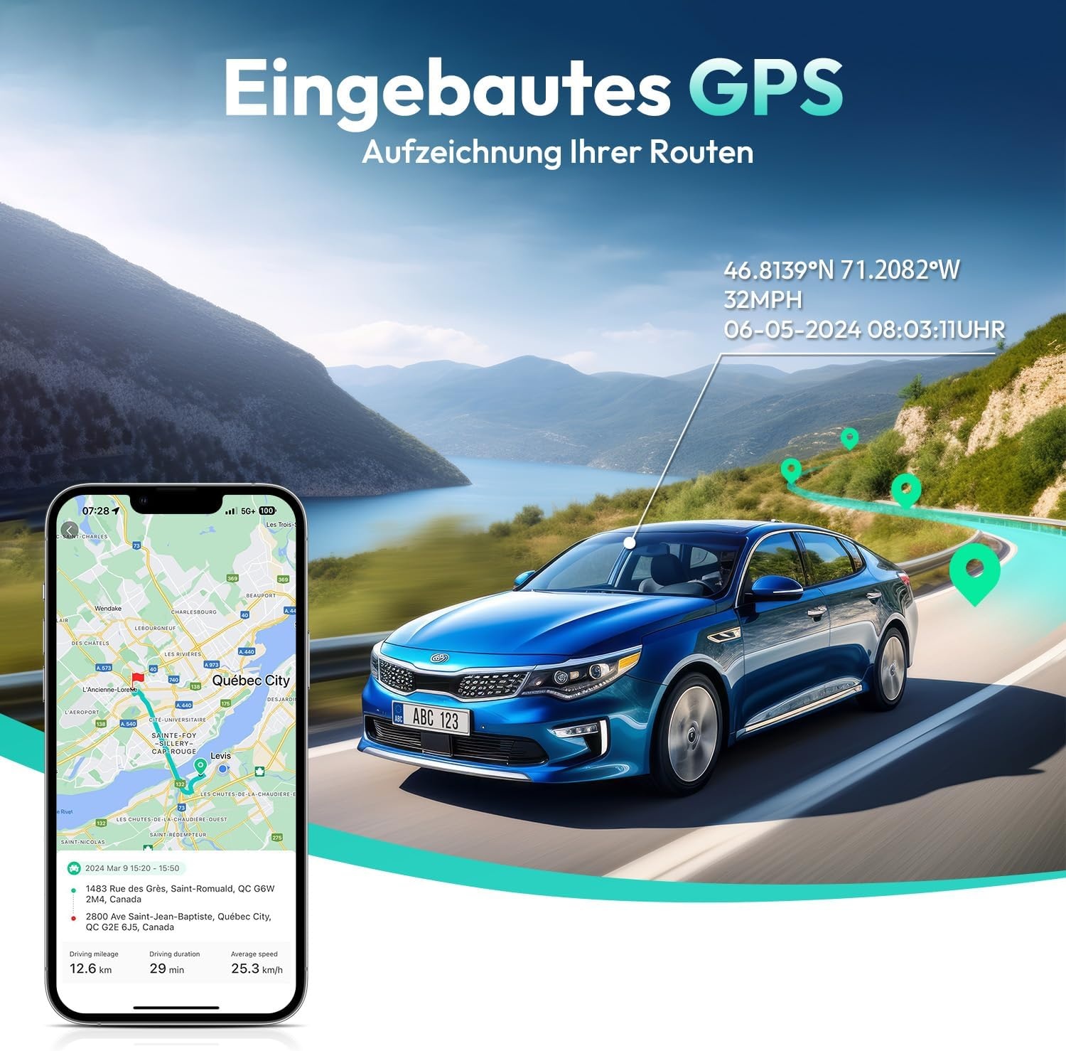 Dubbele Dashcam Auto Voor & Achter 4K + 64GB SD - 30% Korting