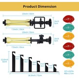 Achtergrondsysteem voor Foto's - 6 Rollen Wandmontage (30% Korting)
