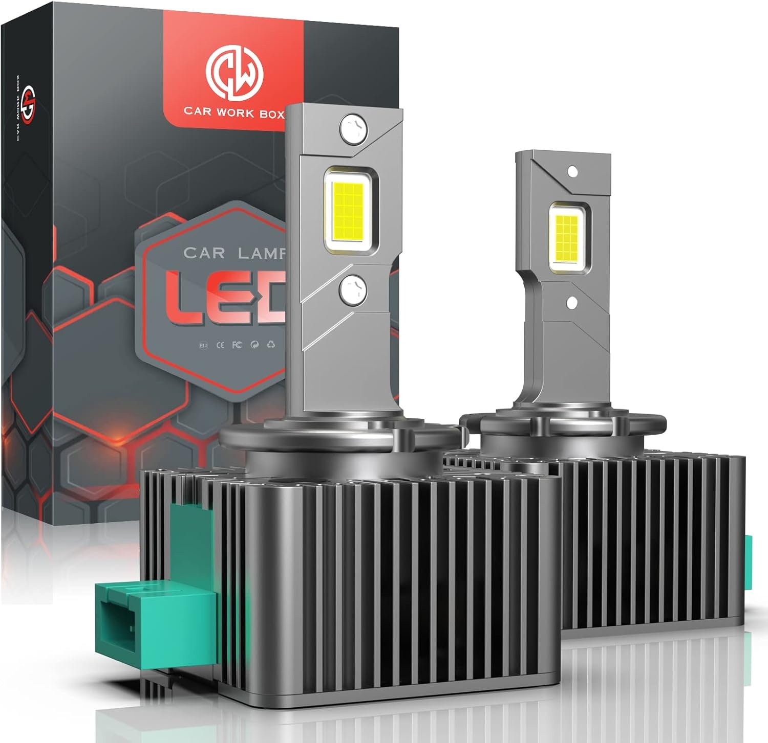 D3S LED Koplampen: Directe Vervanging Xenon, 12000 Lumen, 6000K Wit