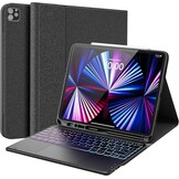 iPad Pro 12.9 Toetsenbord Hoes Zwart | Trackpad & Verlichting | 34% Korting