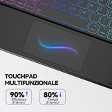 iPad Pro 12.9 Toetsenbord Hoes Zwart | Trackpad & Verlichting | 34% Korting