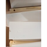 Massief Houten Bedframe Wit 200x200 cm met 55% Korting