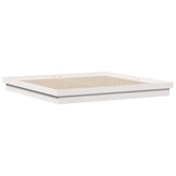 Massief Houten Bedframe Wit 200x200 cm met 55% Korting