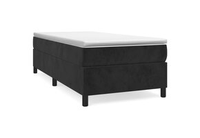 Fluweel Zwart Bedframe 90x200cm - 34% Korting