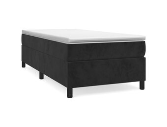 Fluweel Zwart Bedframe 90x200cm - 34% Korting