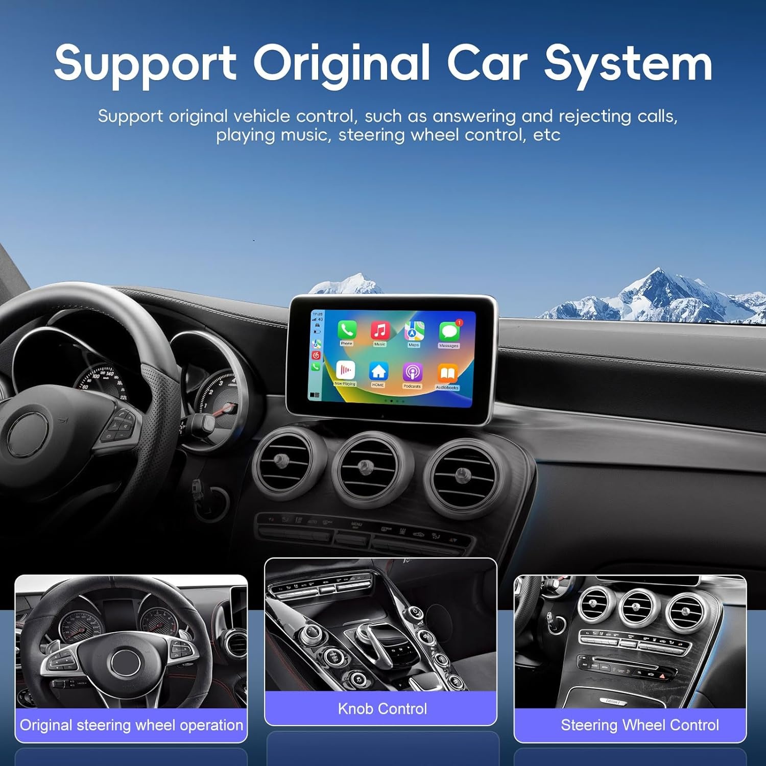Draadloze Carplay/Android Auto Adapter Mercedes Benz - 30% Korting