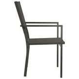 vidaXL Tuinstoelen (4 stuks) Textileen & Staal - 35% Korting