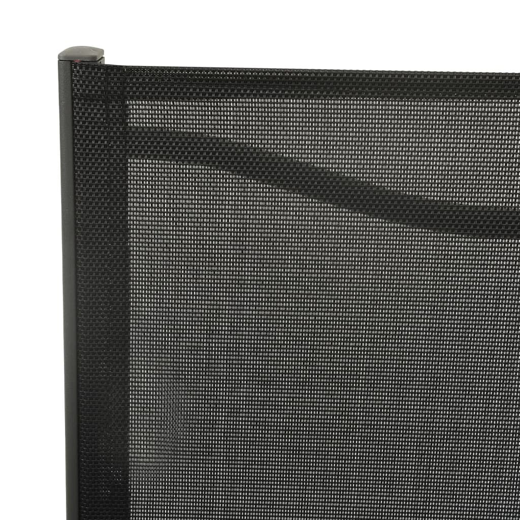 vidaXL Tuinstoelen (4 stuks) Textileen & Staal - 35% Korting