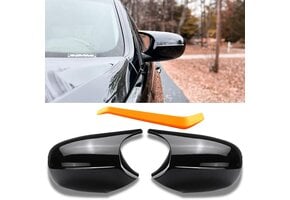 Glanzend Zwarte Spiegelkappen BMW 3 Serie E90-E93 LCI | 29% Korting